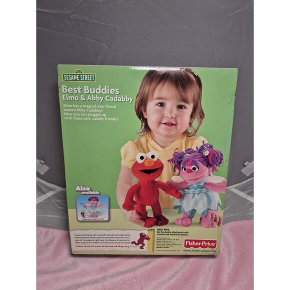Very Rare 2007 Fisher Price: Best Buddies- Elmo & Abby Cadabby Plush Set B5 - Picture 4 of 7